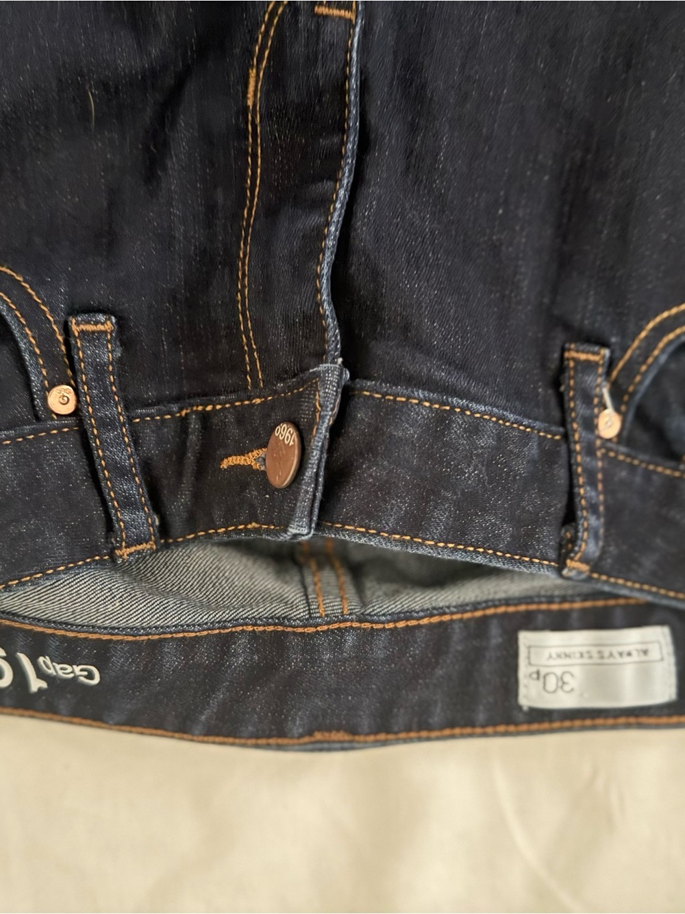 GAP Men's Slim Dark Blue Denim Jeans